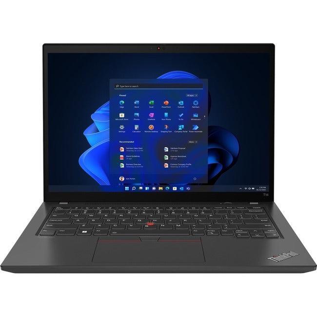 Lenovo Thinkpad T14 Gen 3 21Cf003Uus 14" Touchscreen Notebook - Wuxga - 1920 X 1200 - Amd Ryzen 5 Pro 6650U Hexa-Core (6 Core) 2.90 Ghz - 16 Gb Total Ram - 256 Gb Ssd - Black