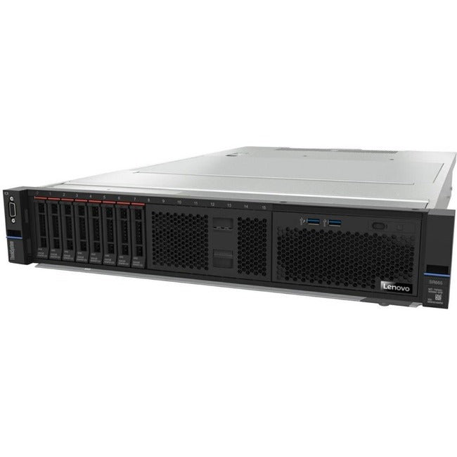 Lenovo Thinksystem Sr665 7D2V - Server - Rack-Mountable - 2U - 2-Way - 1 X Epyc 7282 / 2.8 Ghz - Ram 32 Gb - No Hdd - Matrox G200 - No Os - Monitor: None