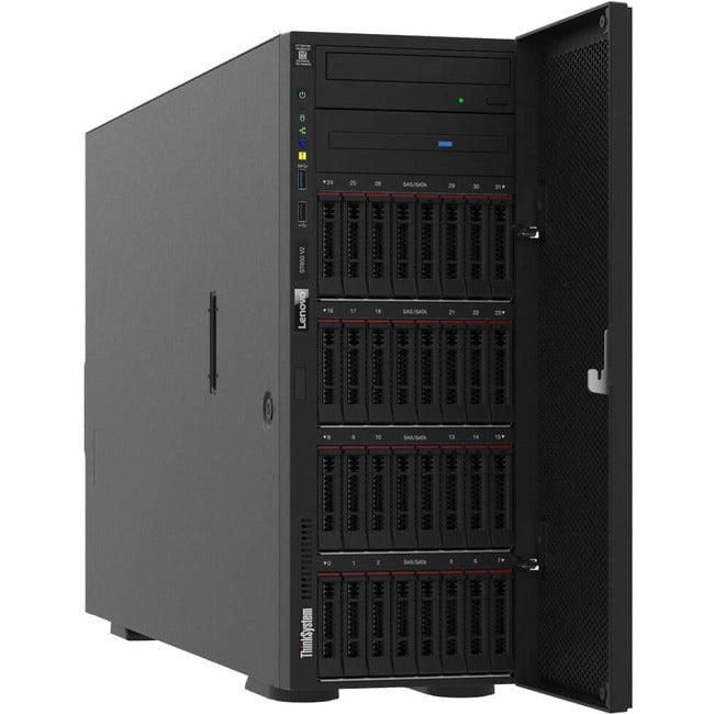 Lenovo ThinkSystem ST650 V2 7Z74A02LNA 4U Tower Server - 1 x Intel Xeon Silver 4314 2.40 GHz - 32 GB RAM - Serial ATA/600 Controller
