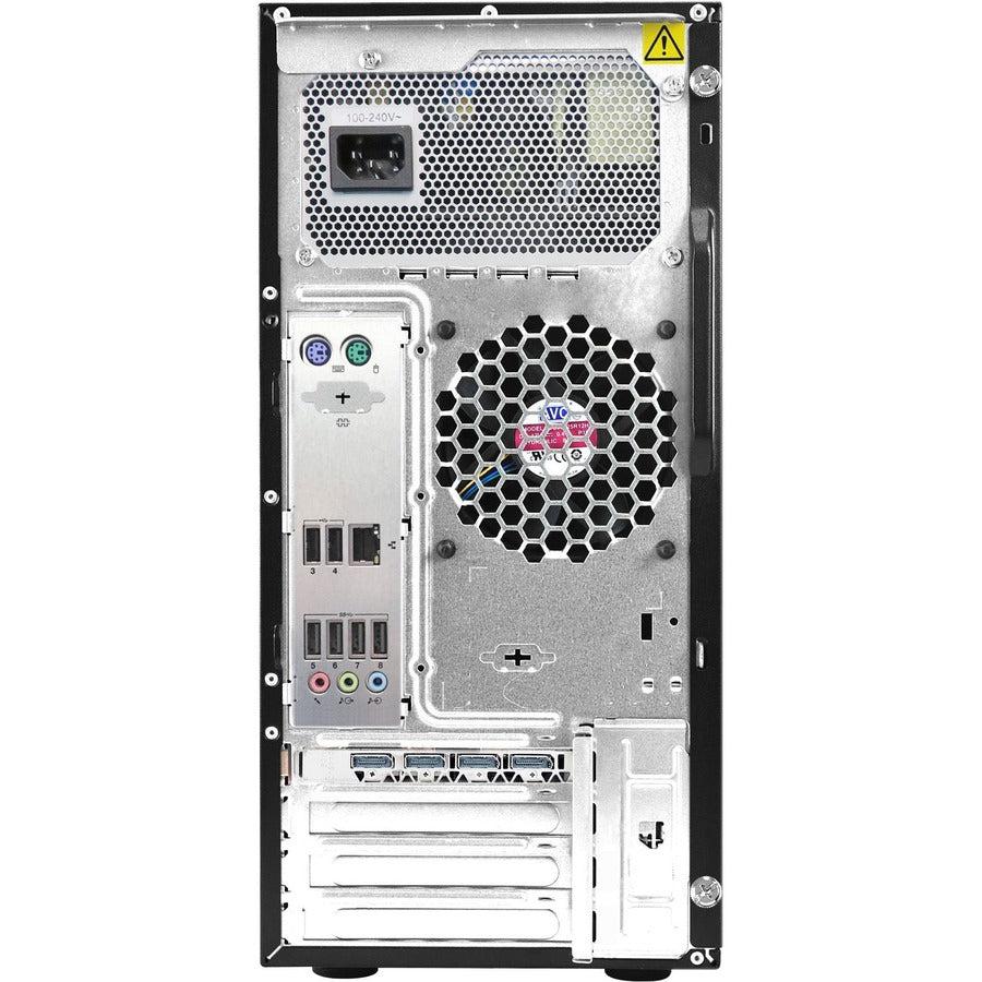 Lenovo Thinkstation P520C Ddr4-Sdram W-2225 Tower Intel Xeon W 16 Gb 512 Gb Ssd Windows 10 Pro For Workstations Workstation Black