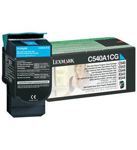 Lexmark C54X, X54X Cyan Return Programme (1K) Toner Cartridge Original