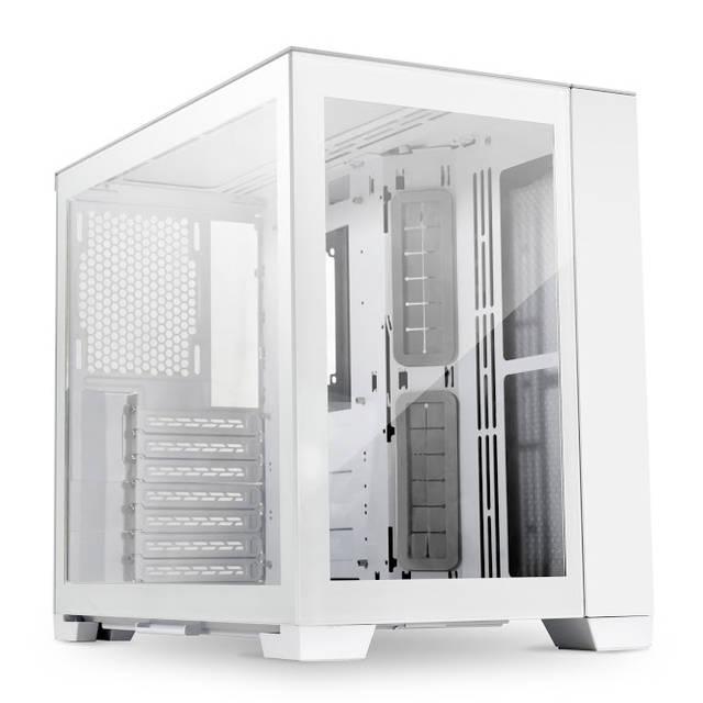 Lian Li O11 Dynamic Mini Snow White - White Secc / Aluminum /Tempered Glass/ Atx, Mirco Atx , Mini-Itx / Mini Tower Computer Case - O11D Mini-S