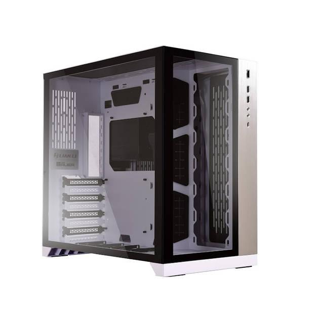 Lian Li Pc-O11Dw 011 Dynamic White With Radiator Anti-Sag Bracket (Gb002) Gaming Computer Case - O11Dw-Gb002