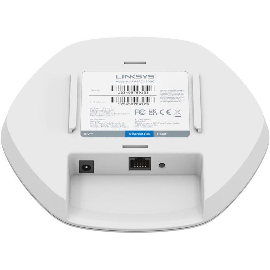 Linksys Lapac1300C Wireless Access Point 867 Mbit/S White Power Over Ethernet (Poe)