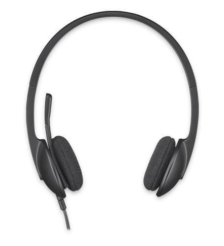 Logitech H340 Usb Computer Headset Wired Head-Band Office/Call Center Black