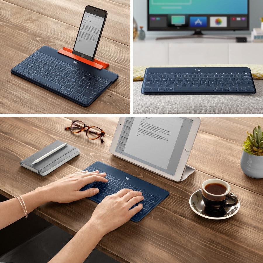 Logitech Keys-To-Go Blue, Orange, White Bluetooth