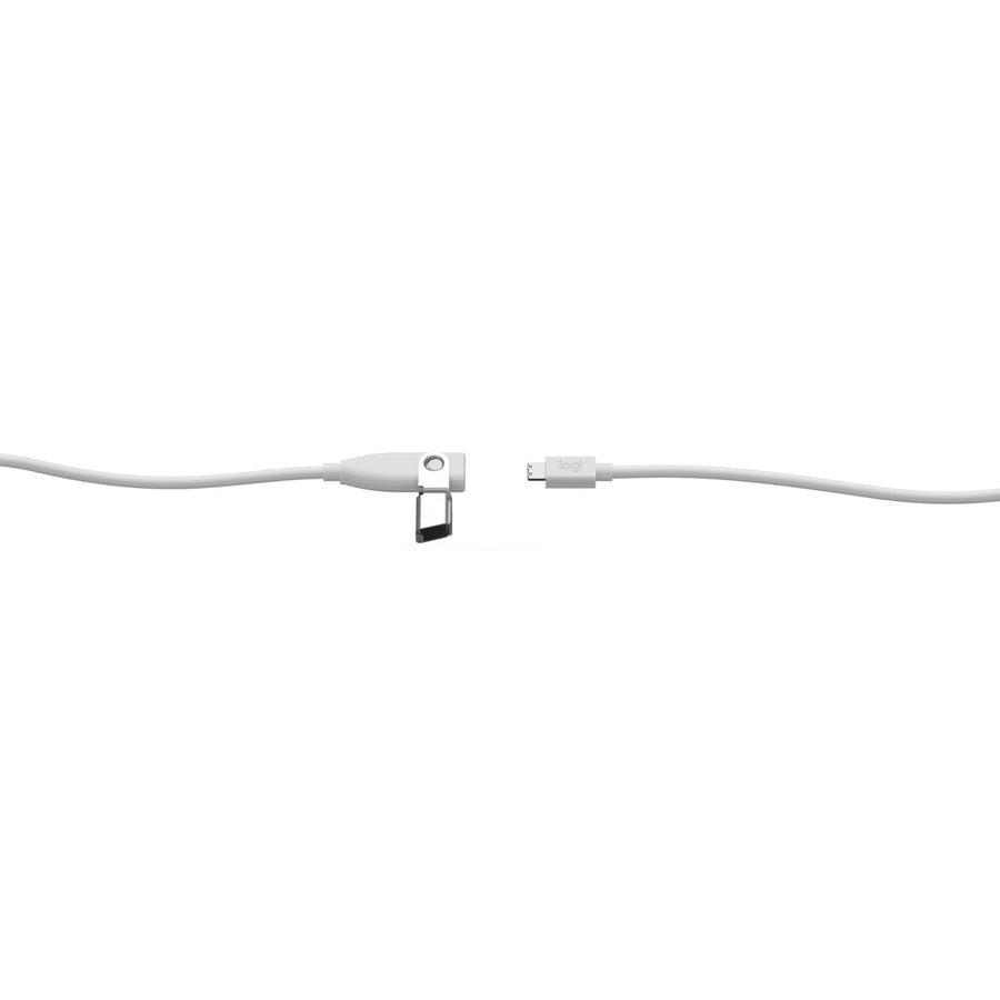 Logitech Rally Mic Pod Extension Cable White