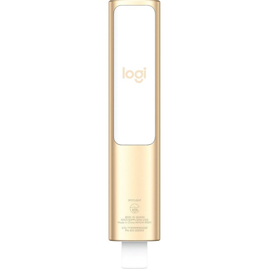 Logitech Spotlight Presentation Remote Wireless Presenter Bluetooth Gold