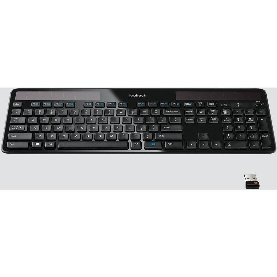 Logitech Wireless Solar K750 Keyboard Rf Wireless English