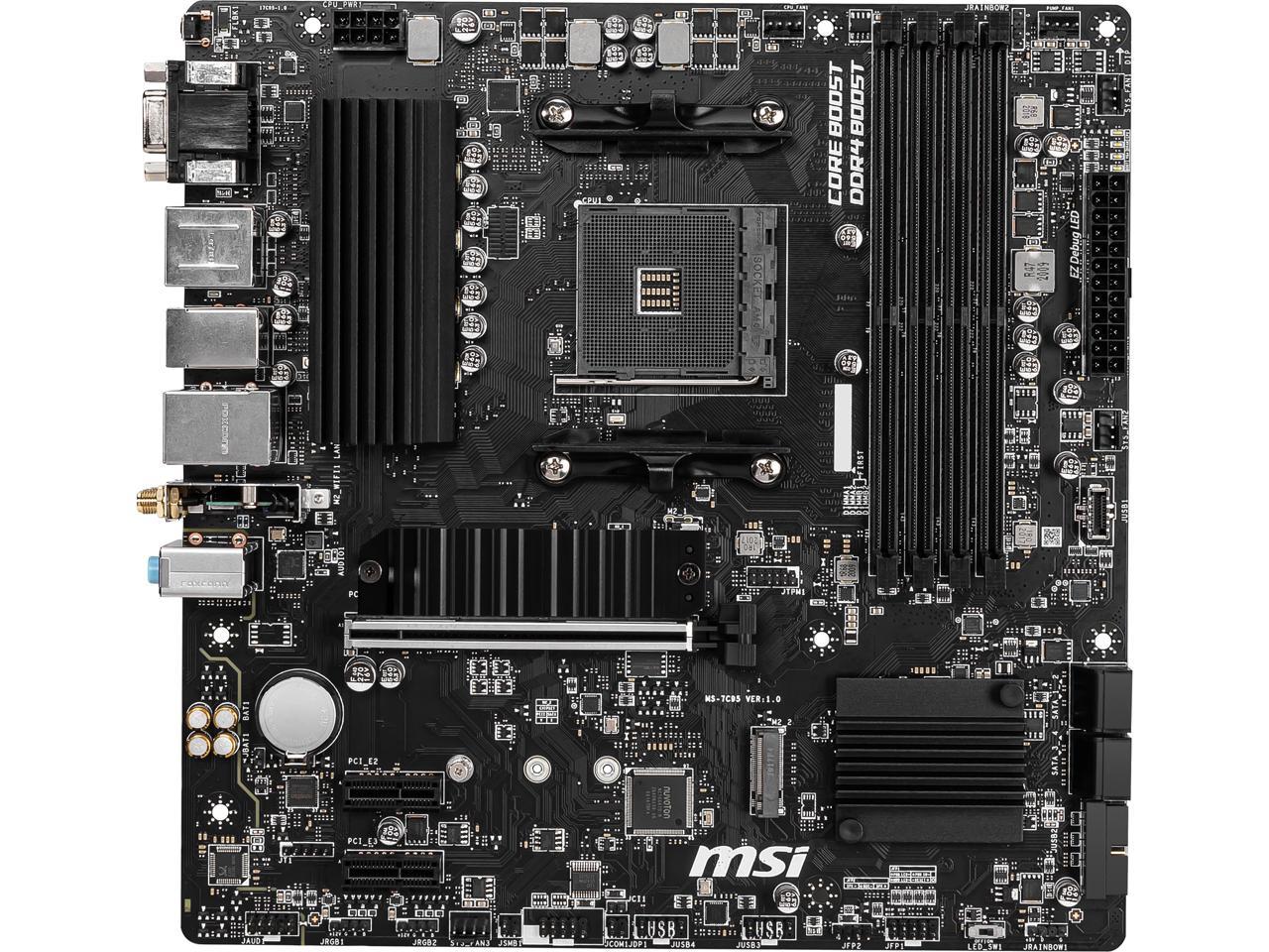 Msi B550M Pro-Vdh Wifi Socket Am4/ Amd B550/ Ddr4/ Sata3&Usb3.2/ M.2/ Micro-Atx Motherboard