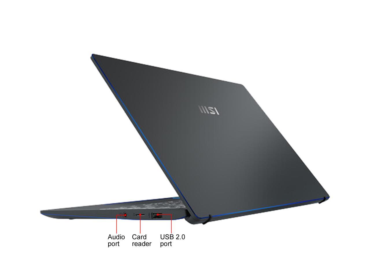 Msi Laptop Prestige 14 Evo A11M-221 Intel Core I5 11Th Gen 1135G7 (2.40Ghz) 16 Gb Lpddr4X Memory 512