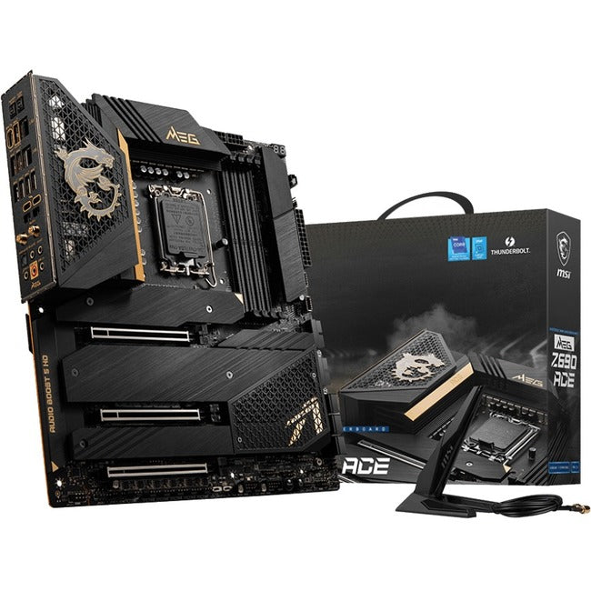 MSI MEG Z690 ACE Desktop Motherboard - Intel Z690 Chipset - Socket LGA-1700 - Intel Optane Memory Ready - ATX Z690ACE