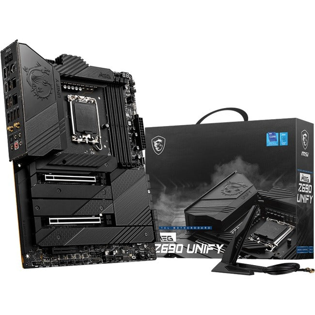 MSI MEG Z690 UNIFY Desktop Motherboard - Intel Z690 Chipset - Socket LGA-1700 - Intel Optane Memory Ready - ATX Z690UNIFY
