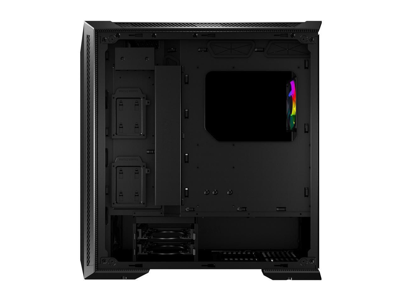 Msi Mpg Gungnir 100 Mid-Tower Chassis Support Up To Eatx Motherboard, 3D-Printing Customized Parts, Side Panel Of 4Mm Tempered Glass