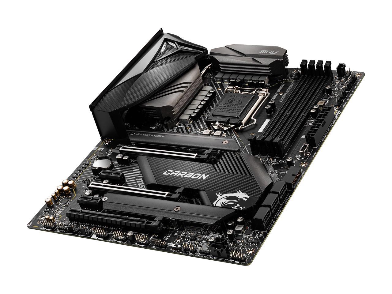 Msi Mpg Z490 Gaming Carbon Wifi Lga 1200 Intel Z490 Sata 6Gb/S Atx Intel Motherboard