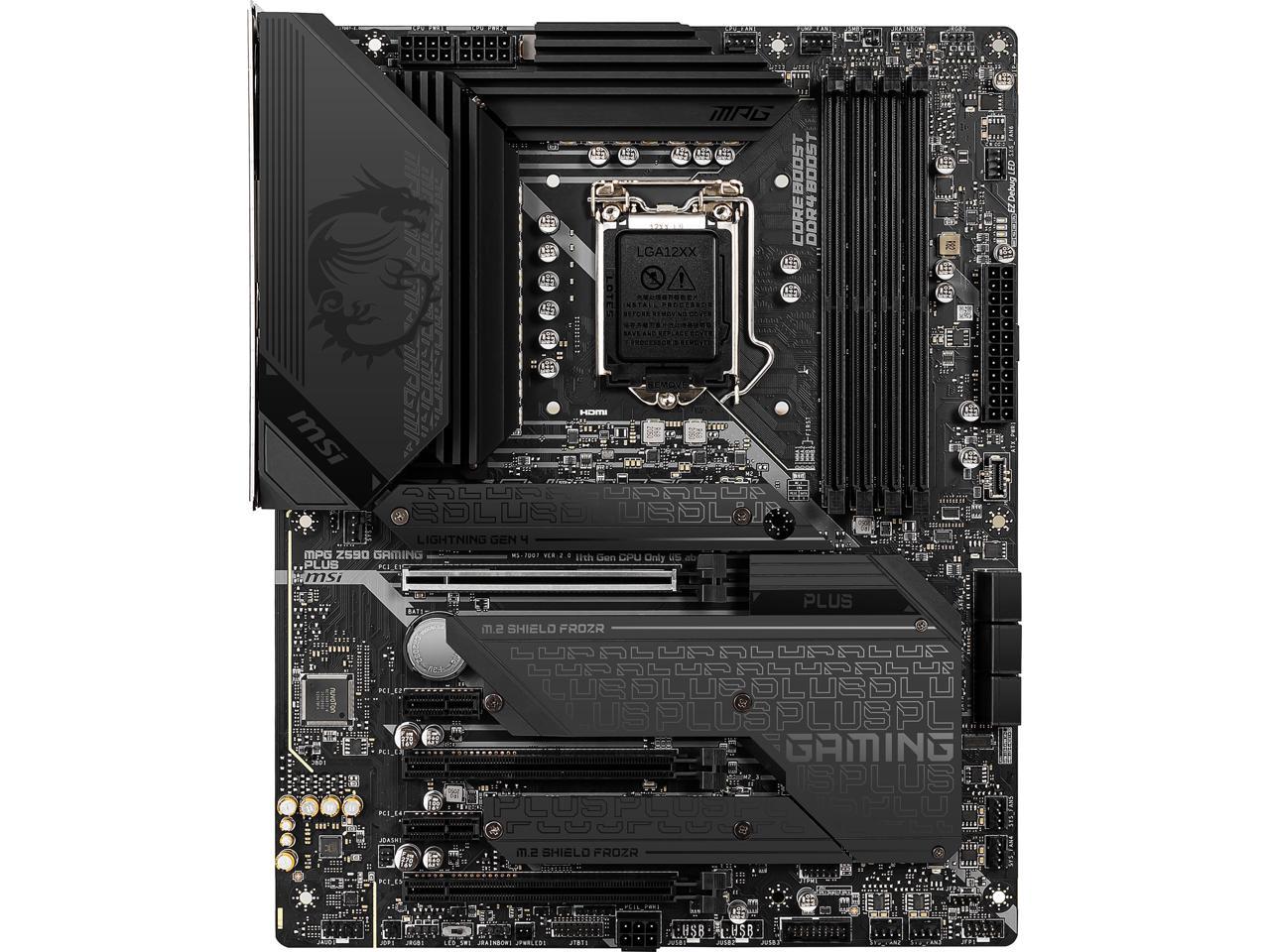 Msi Mpg Z590 Gaming Plus Lga 1200 Intel Z590 Sata 6Gb/S Atx Intel Motherboard