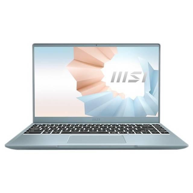 Msi Modern 14 B11Mo-612 14 Inch Intel Core I3-1115G4 1.3-4.1Ghz/ 8Gb Ddr4/ 512Gb Nvme Ssd/ Intel Iris Xe/ Usb3.2/ Windows 10 Laptop (Blue Stone)