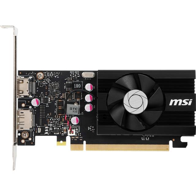 Msi Nvidia Geforce Gt 1030 2Gd4 Lp Oc 2Gb Ddr4 Hdmi/Displayport Low Profile Pci-Express Video Card
