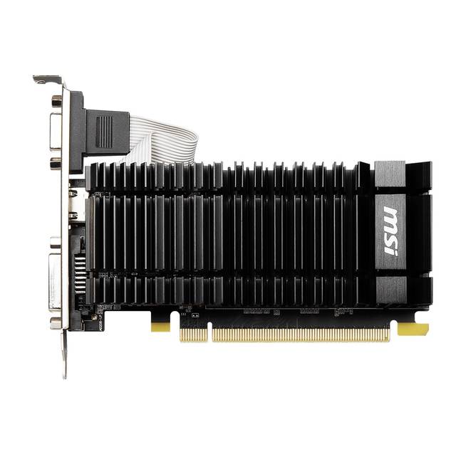 Msi Nvidia Geforce Gt 730 N730K-2Gd3H/Lpv1 2Gb Gddr3 Dl-Dvi-D/Hdmi/D-Sub Low Profile Video Card