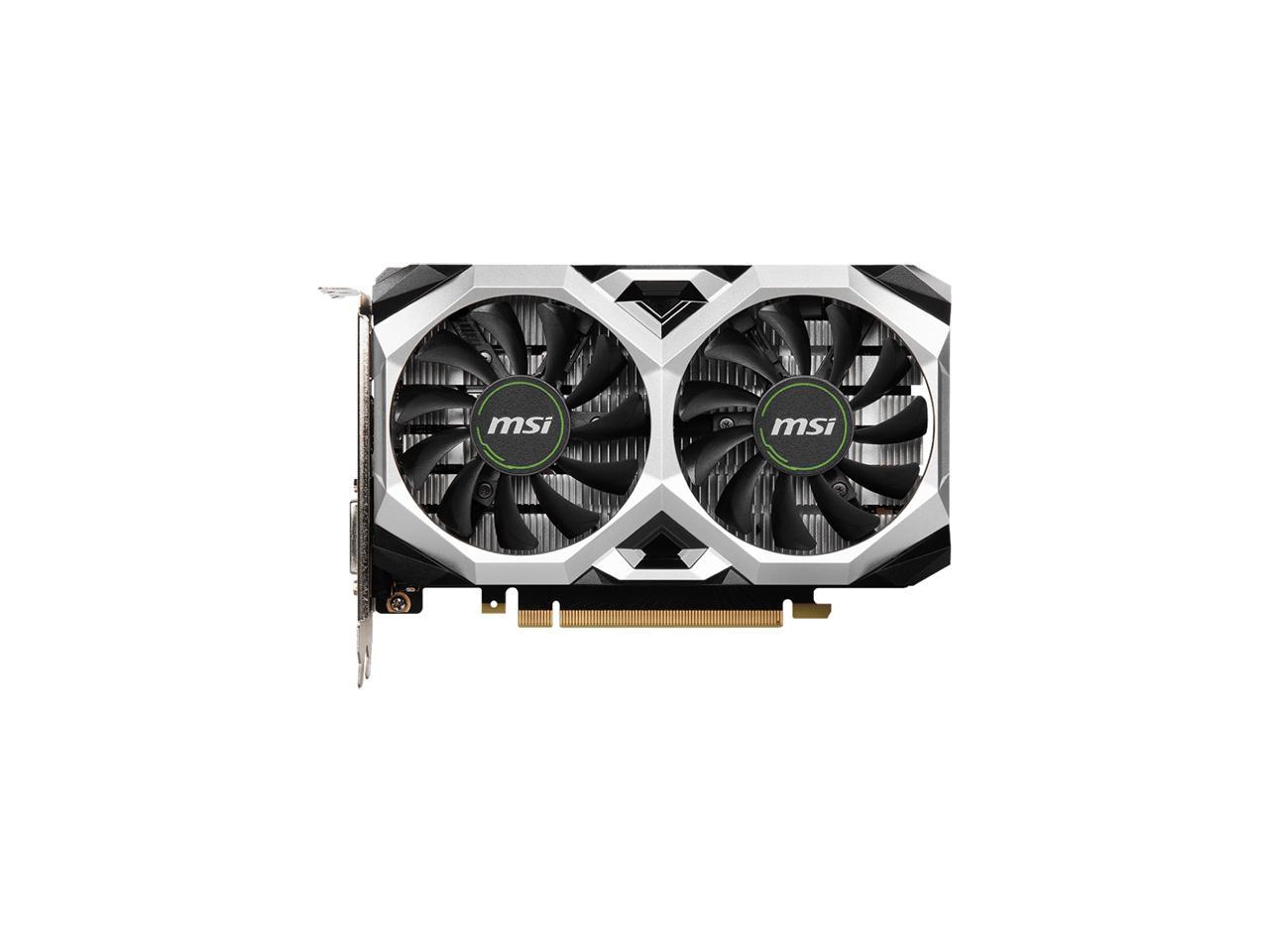 Msi Ventus Geforce Gtx 1650 4Gb Gddr6 Pci Express 3.0 X16 Video Card Gtx 1650 D6 Ventus Xs Ocv1