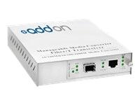 Managed Media Converter - 1000Base-SX Ethernet to Fiber Optic Converter | TecISoft ADD-MGMC-SX-5SC