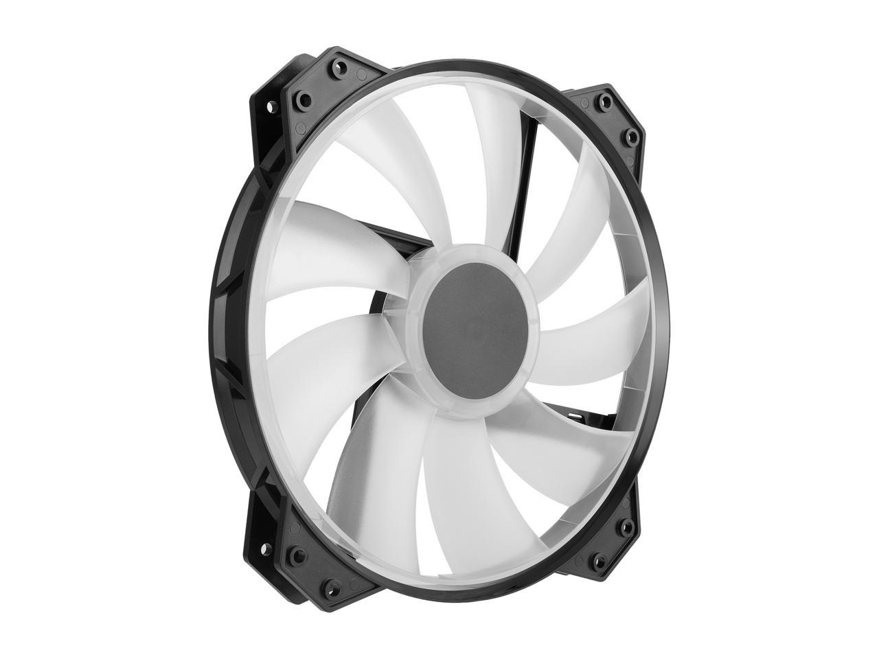 Masterfan Mf200R Rgb - Premium-Quality 200Mm Rgb Hybrid Silent High Airflow In-Take Fan For Computer Case.By Cooler Master