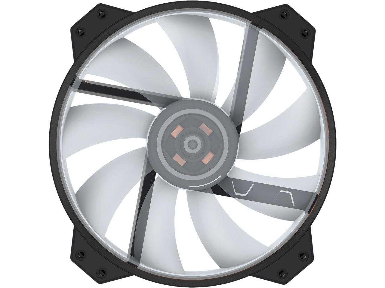 Masterfan Mf200R Rgb - Premium-Quality 200Mm Rgb Hybrid Silent High Airflow In-Take Fan For Computer Case.By Cooler Master