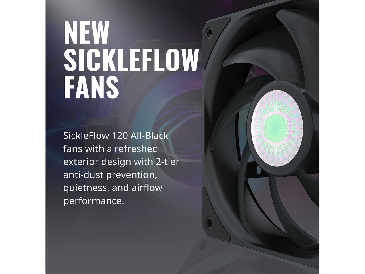 Masterliquid Ml360 Mirror Argb Close-Loop Aio Cpu Liquid Cooler, Mirror Argb Pump, 360 Radiator,