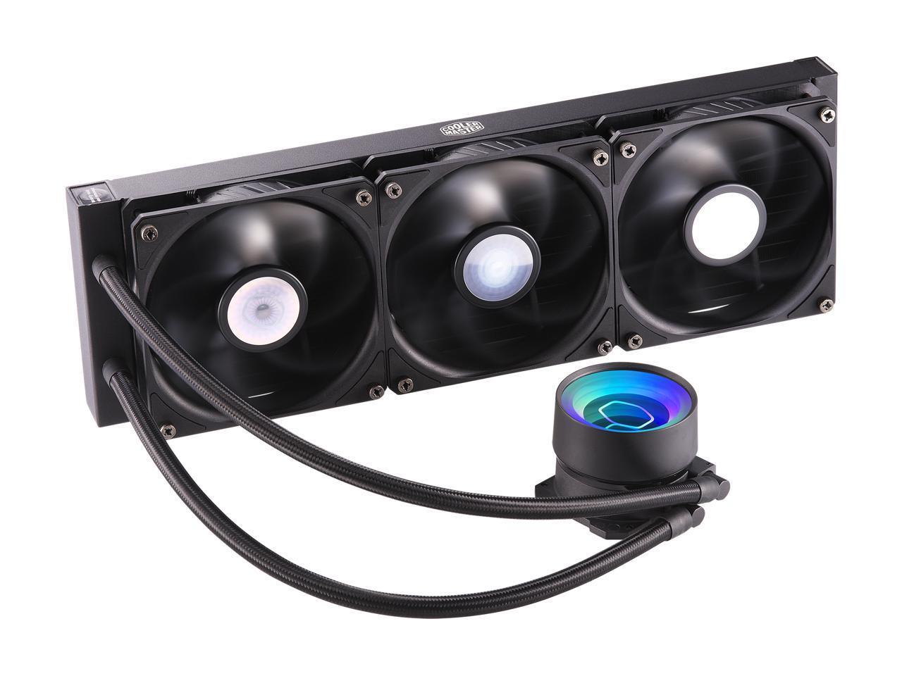 Masterliquid Ml360 Mirror Argb Close-Loop Aio Cpu Liquid Cooler, Mirror Argb Pump, 360 Radiator,