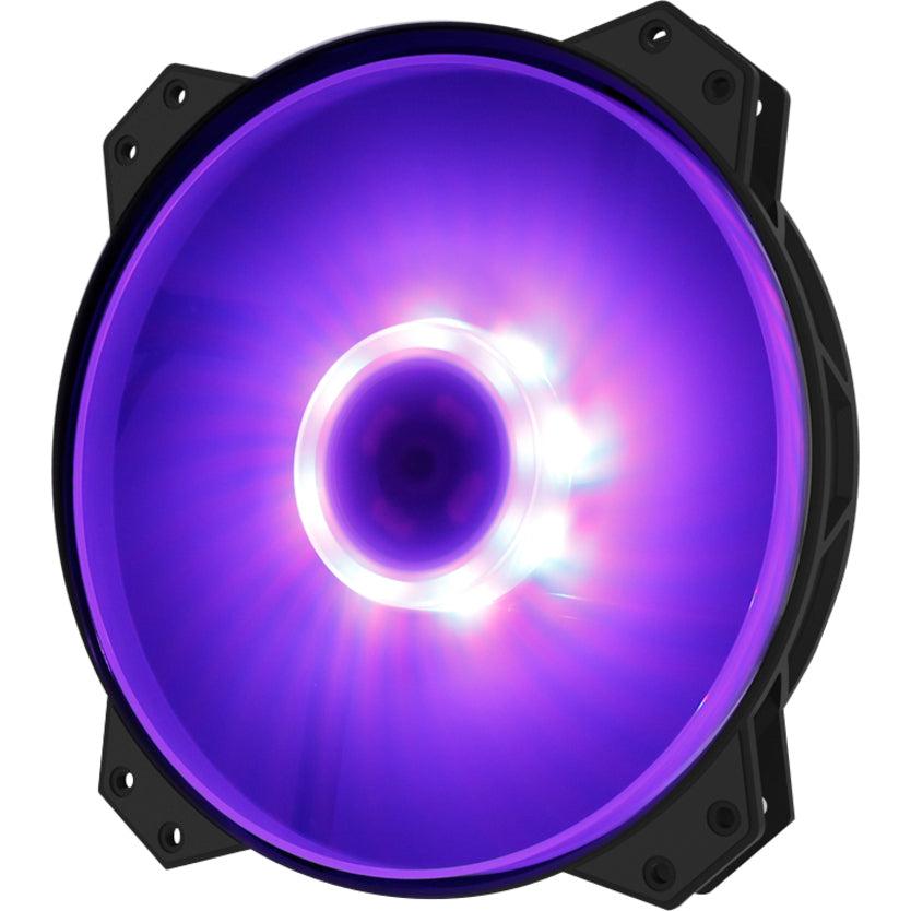 Masterfan Mf200R Rgb - Premium-Quality 200Mm Rgb Hybrid Silent High Airflow In-Take Fan For Computer Case.By Cooler Master