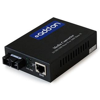 Media Converter - AddOn Networks ADD-GMCP-SX-5SC-ET Ethernet to Fiber | TecISoft
