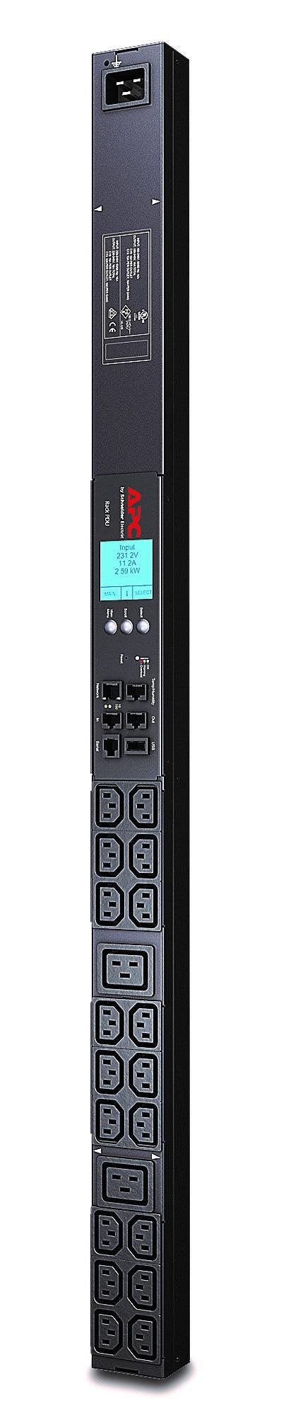 Metered Rack PDU - APC NetShelter 0U Power Distribution Unit 208V/230V | APC AP8858