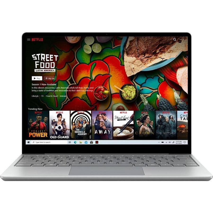 Microsoft- IMSourcing Surface Laptop Go 12.4 Touchscreen Notebook - 1536 x 1024 - Intel Core i5 10th Gen i5-1035G1 Quad-core (4 Core) 1 GHz - 8 GB Total RAM - 256 GB SSD - Platinum" THJ-00001