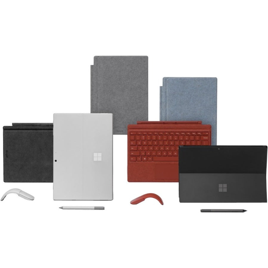Microsoft Signature Type Cover Keyboard/Cover Case Microsoft Surface Pro 3, Surface Pro 4, Surface Pro 6, Surface Pro, Surface Pro 7 Tablet - Platinum FFP-00141