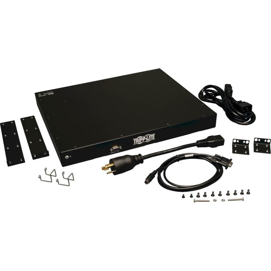 Monitored PDU Single Phase 208V 230V - 1U Rack Mount Power Distribution | Eaton PDUMNH20HV