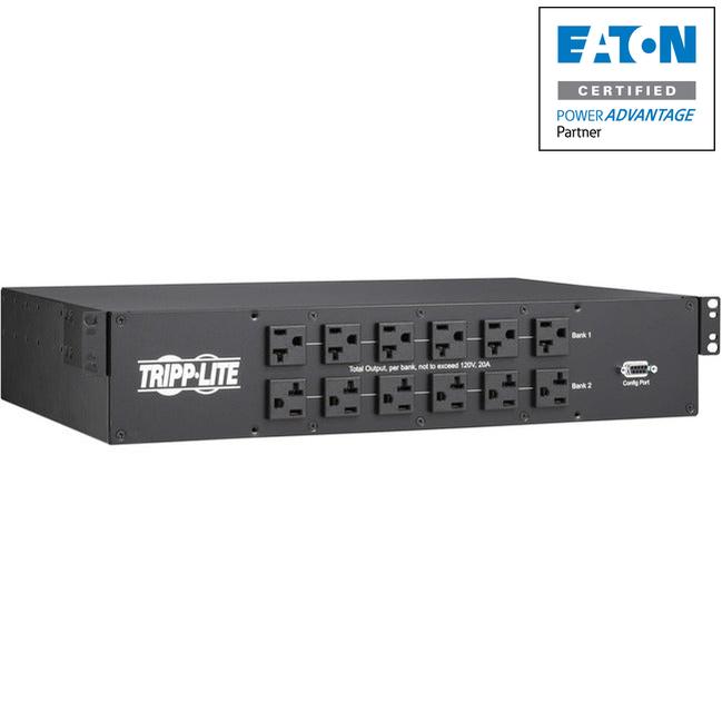 Monitored PDU with Automatic Transfer Switching - 2.9kW TAA Compliant | Tripp Lite PDUMNH30AT2
