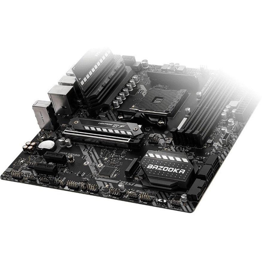 Msi Mag B550M Bazooka Am4 Amd B550 Sata 6Gb/S Micro Atx Amd Motherboard