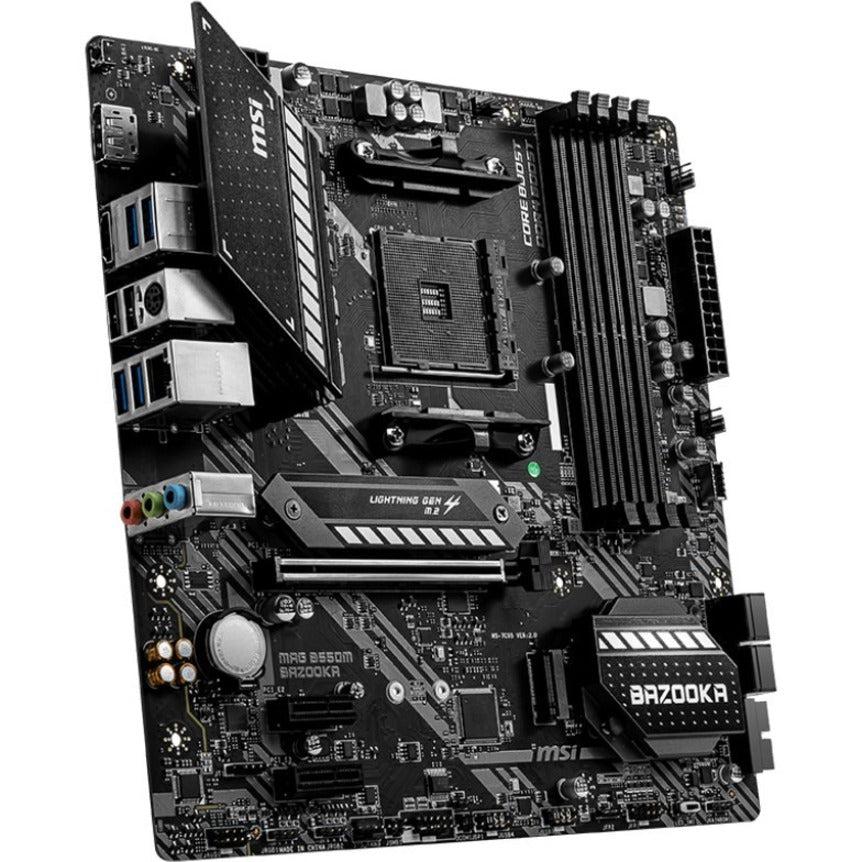 Msi Mag B550M Bazooka Am4 Amd B550 Sata 6Gb/S Micro Atx Amd Motherboard