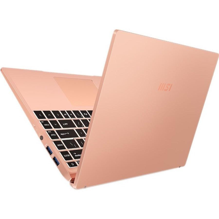 Msi Modern 14 B11Mo-609 14 Inch Intel Core I3-1115G4 1.3-4.1Ghz/ 8Gb Ddr4/ 512Gb Nvme Ssd/ Intel Iris Xe/ Usb3.2/ Windows 10 Laptop (Beige Mousse)