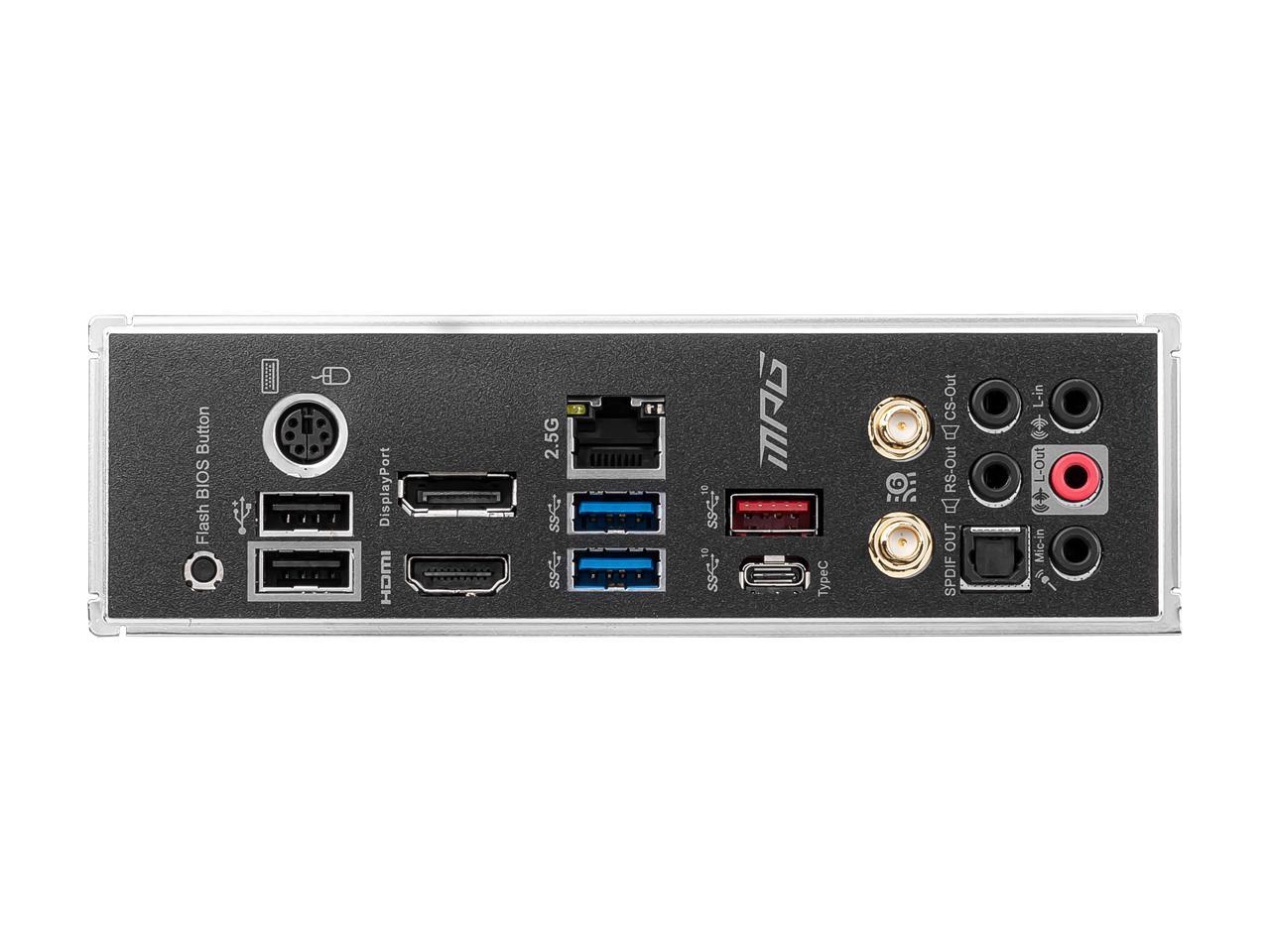 Msi Mpg B550 Gaming Edge Wifi Am4 Amd B550 Sata 6Gb/S Atx Amd Motherboard