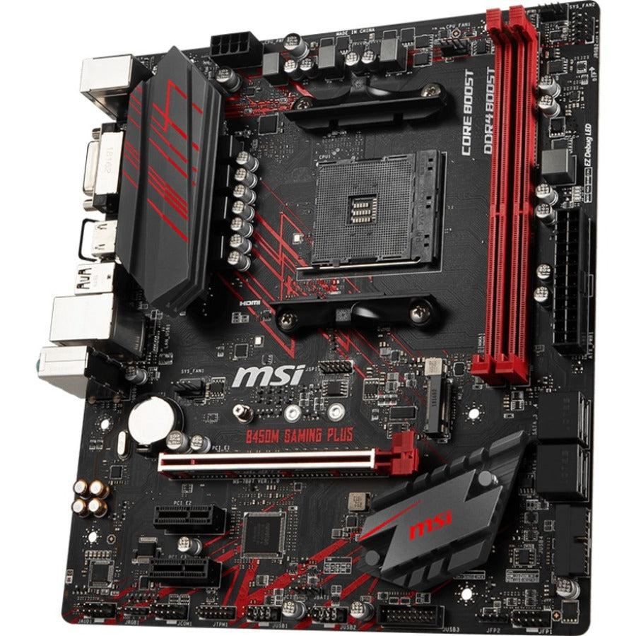 Msi Performance Gaming B450M Gaming Plus Am4 Amd B450 Sata 6Gb/S Usb 3.1 Hdmi Micro Atx Amd Motherboard