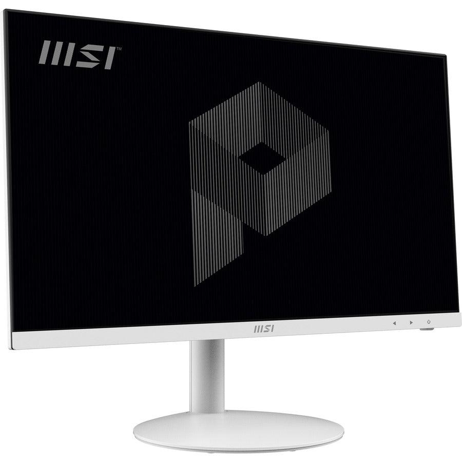 Msi Pro Ap241 11M-009Us 23.8 Inch Intel Core I3-10105 Processor 8Gb Ddr4 250Gb M.2 Nvme Ssd Windows 10 Home Non-Touch Screen All-In-One Pc (White)