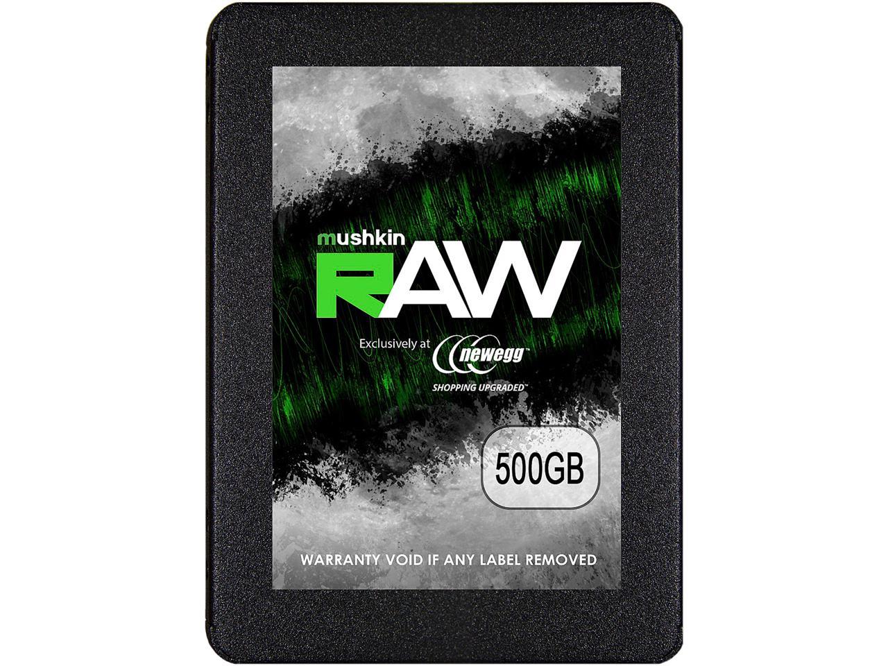 Mushkin Enhanced Raw Series 2.5" 500Gb Sata Iii 3D Tlc Internal Solid State Drive (Ssd) Mknssdrw500Gb
