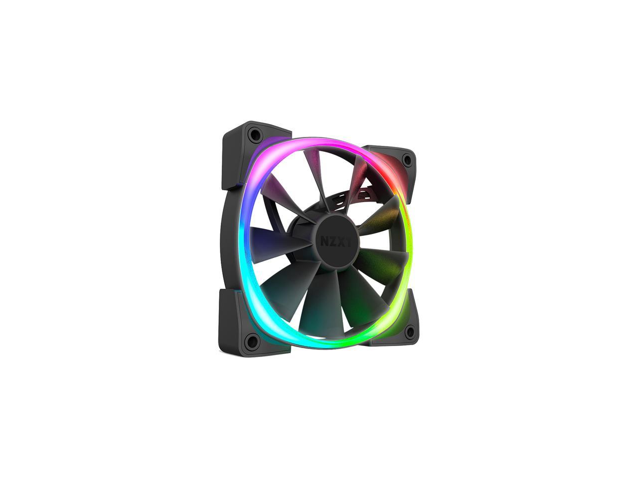 Nzxt Aer Rgb 2 - 140Mm - Advanced Lighting Customizations - Winglet Tips - Fluid Dynamic Bearing -