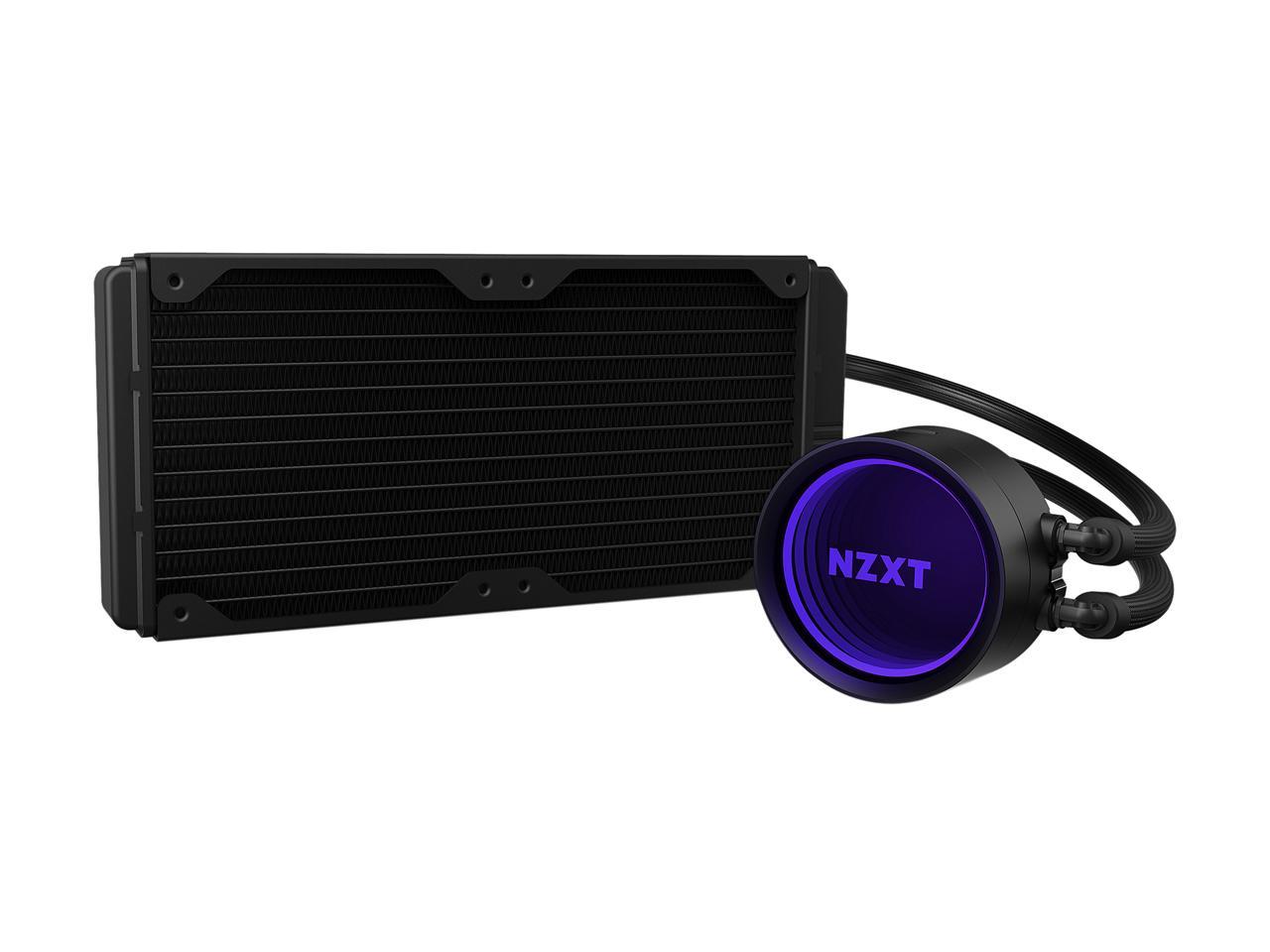 Nzxt Kraken X53 240Mm - Rl-Krx53-01 - Aio Rgb Cpu Liquid Cooler - Rotating Infinity Mirror Design