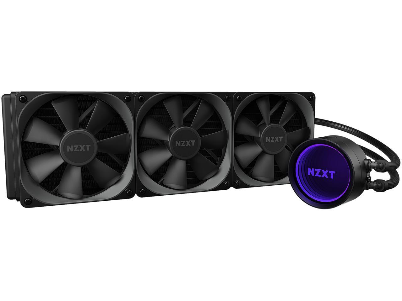 Nzxt Kraken X73 360Mm - Rl-Krx73-01 - Aio Rgb Cpu Liquid Cooler - Rotating Infinity Mirror Design