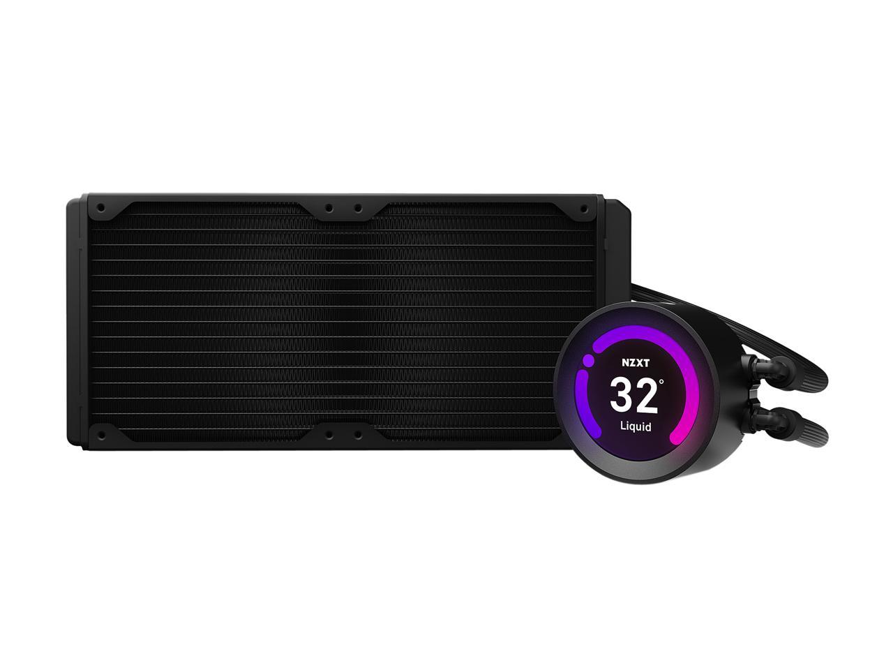 Nzxt Kraken Z Series Z63 280Mm - Rl-Krz63-01 - Aio Rgb Cpu Liquid Cooler - Customizable Lcd