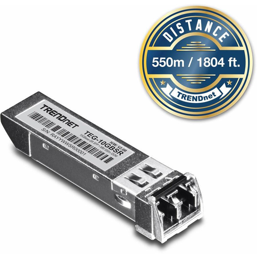Netpatibles 10GBASE-LR SFP+ Multi-Mode LC Module (400M with DDM) TEG-10GBSR-NP