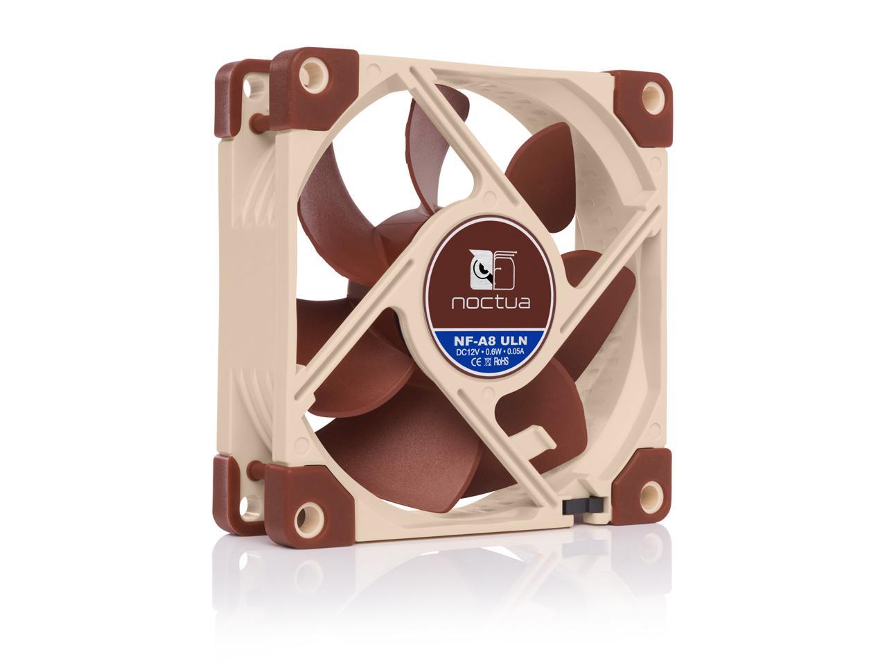 Noctua Nf-A8 Uln, Ultra Quiet Silent Fan, 3-Pin (80Mm, Brown)
