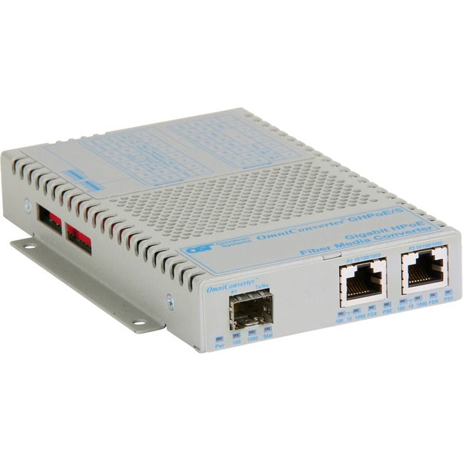 Omnitron Systems Ghpoe/S Transceiver/Media Converter